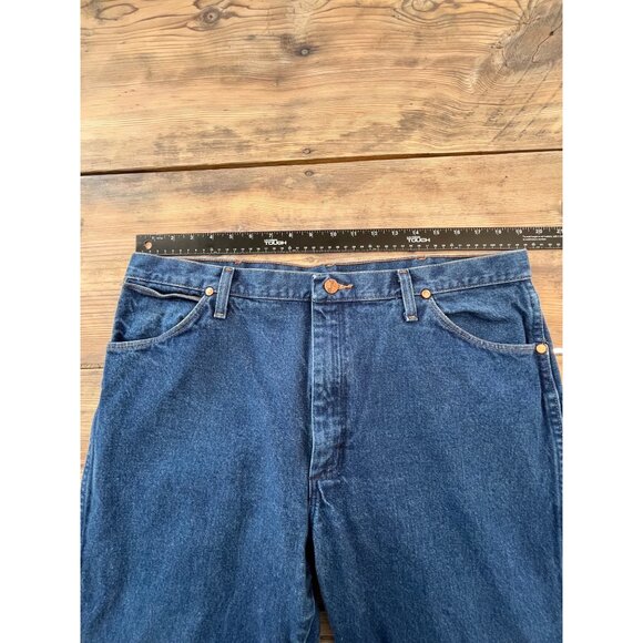 VTG Wrangler Cowboy Cut Jeans Mens 38X30 13MWZPW Western 90s - Picture 4 of 6